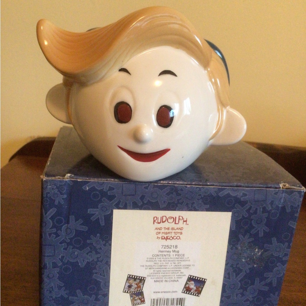 2 for $21 Enesco Rudolph Hermey Character Ceramic Mug